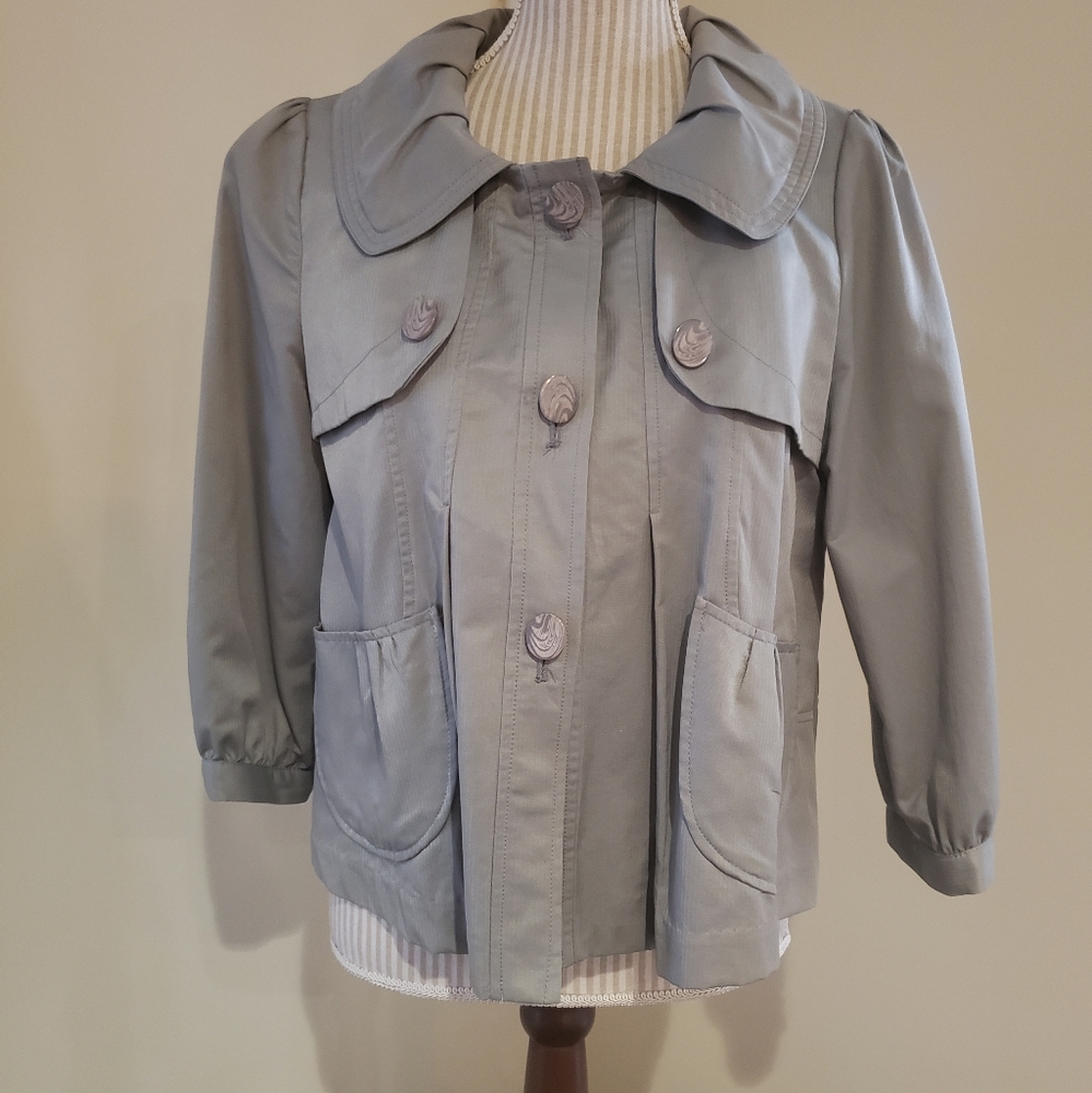 Vertigo Paris 3/4 sleeve button Shrug Jacket size M